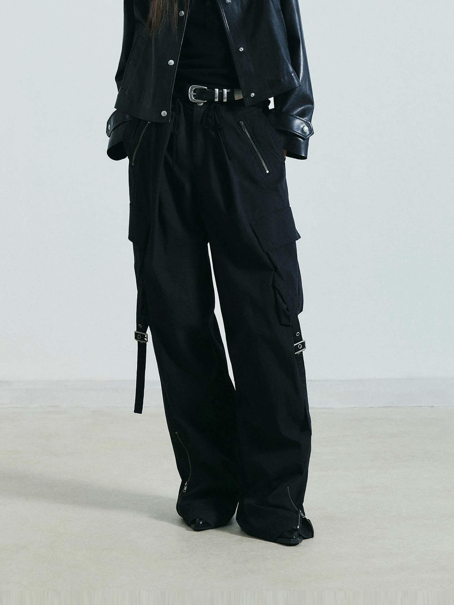 Wide Leg Cargo Pants