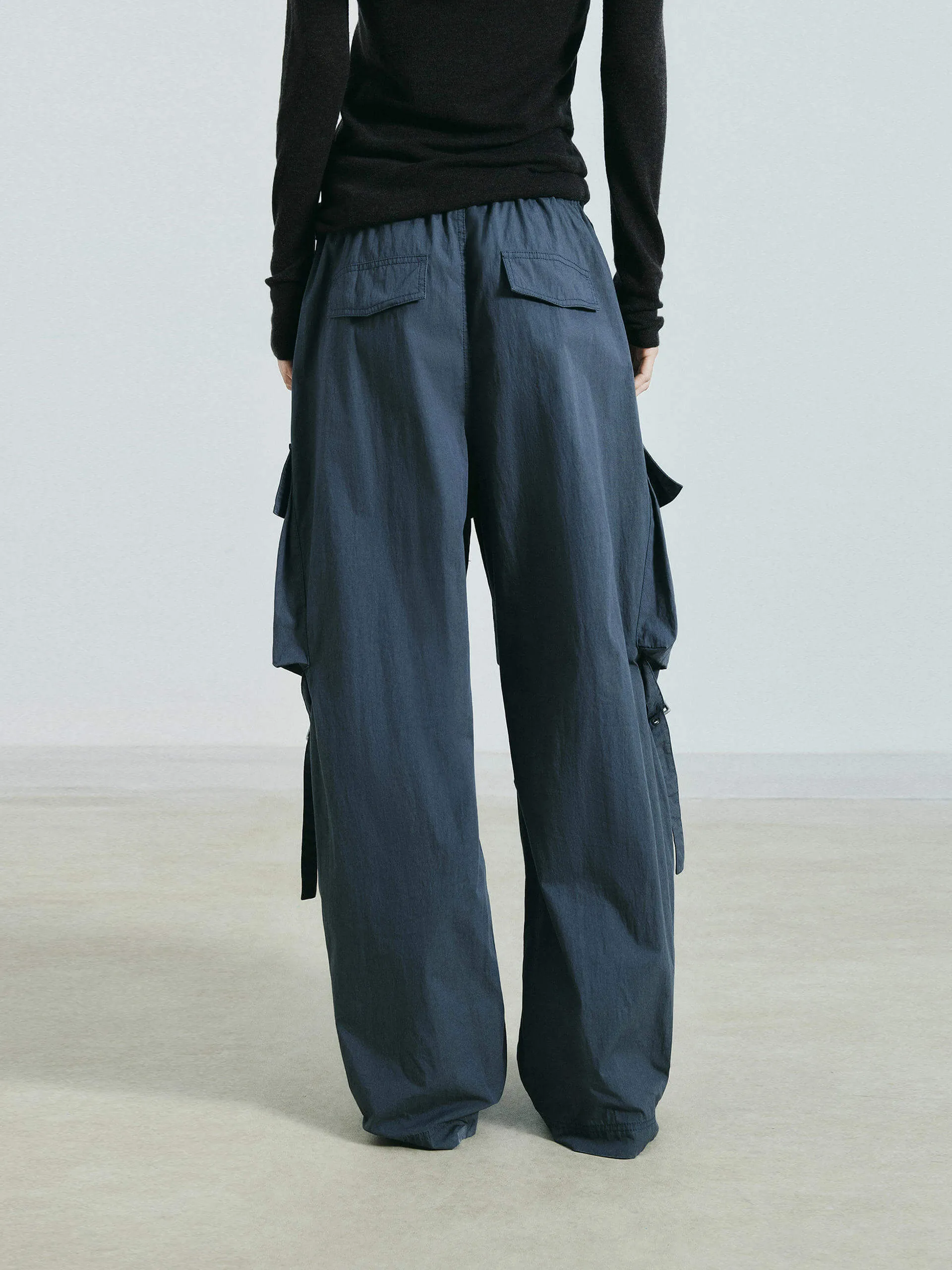 Wide Leg Cargo Pants