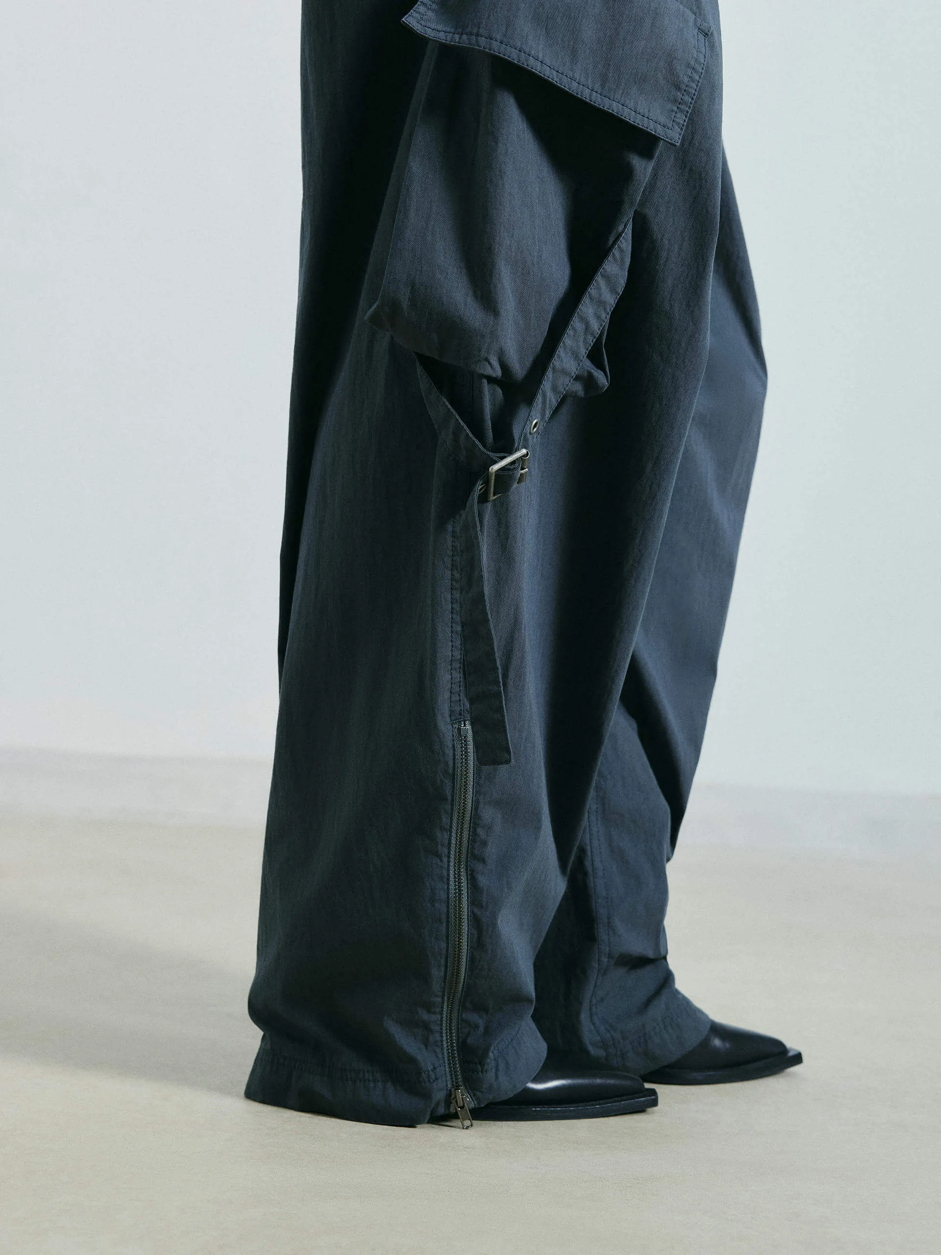 Wide Leg Cargo Pants