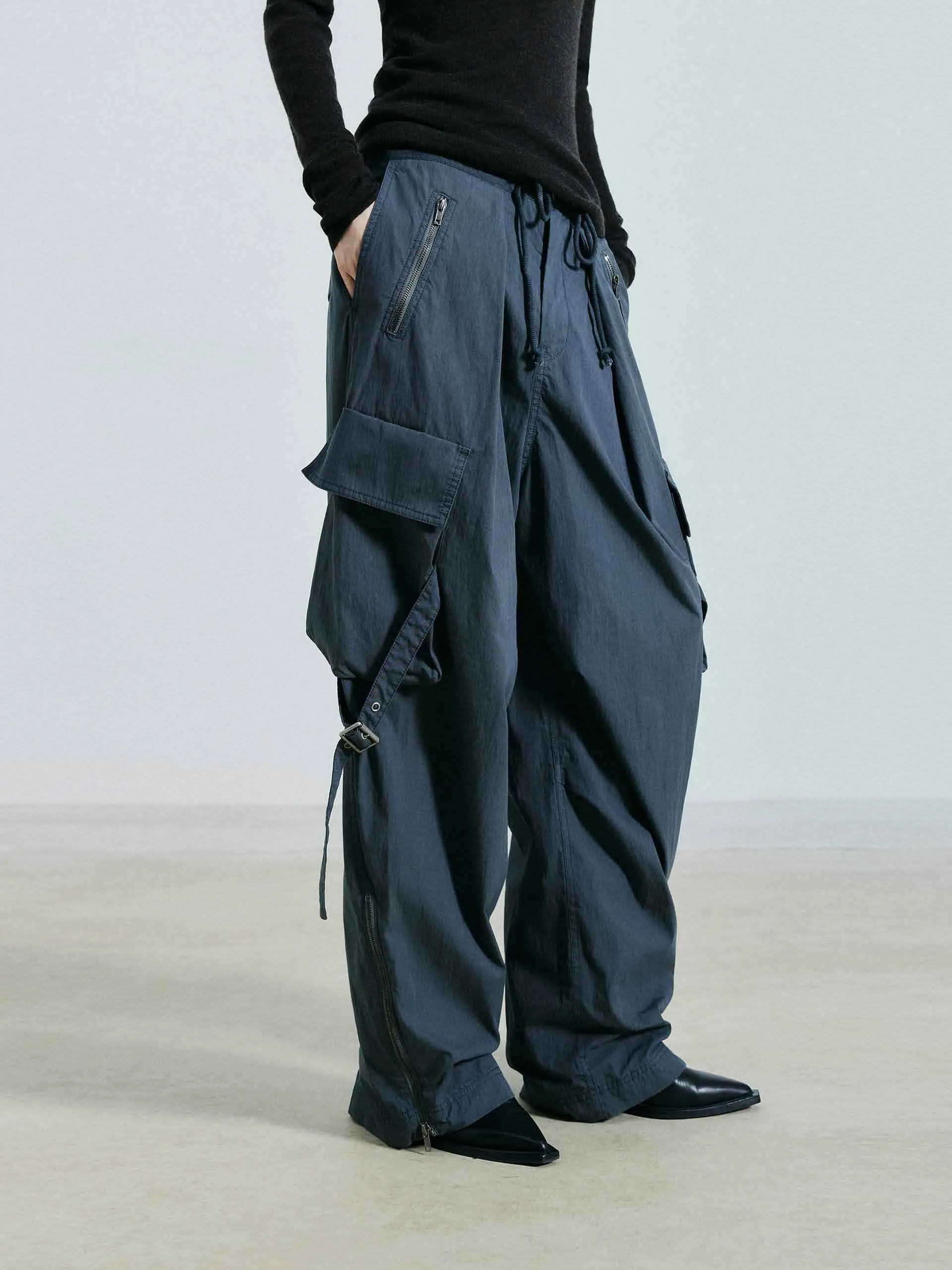 Wide Leg Cargo Pants