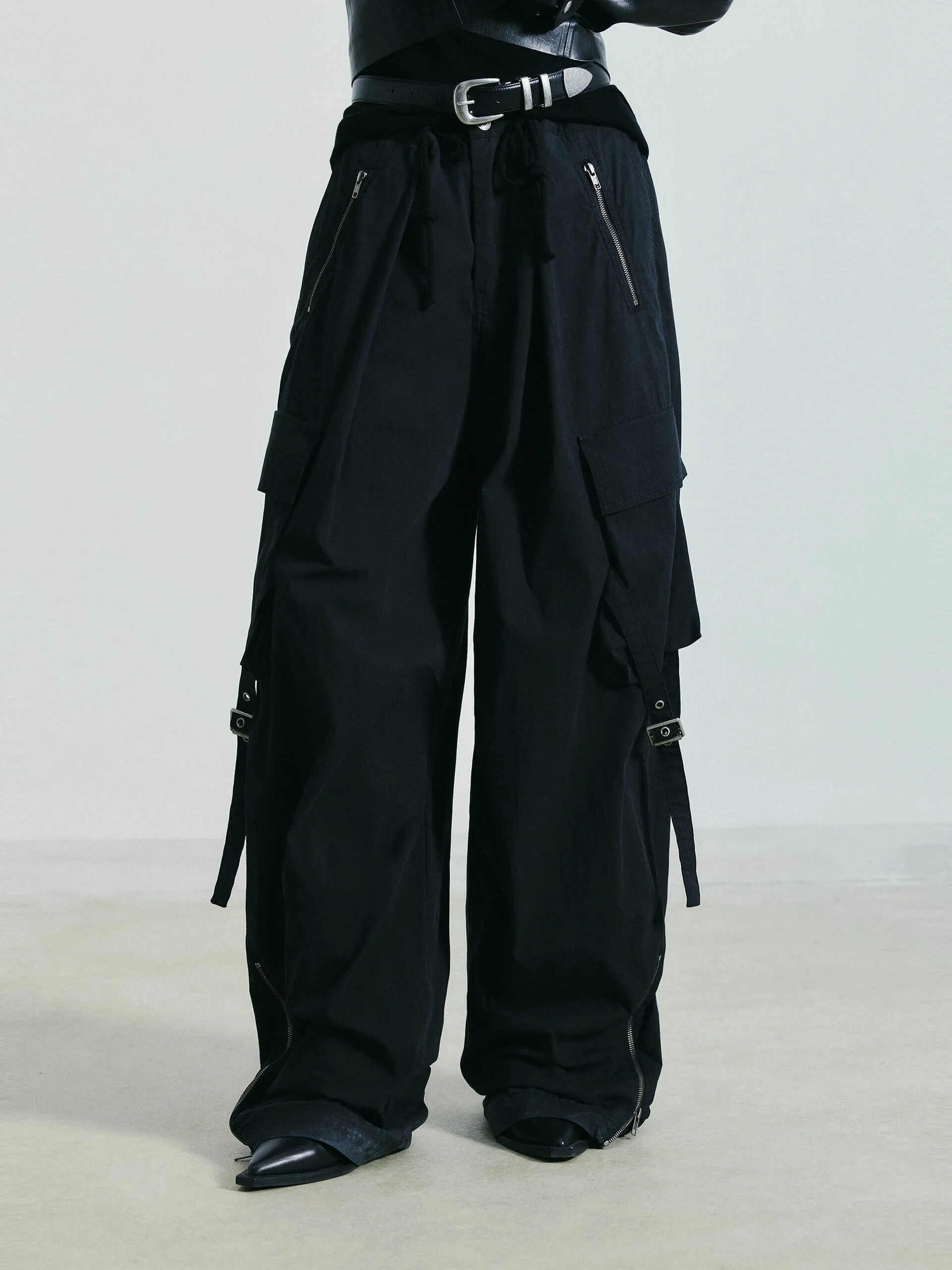 Wide Leg Cargo Pants