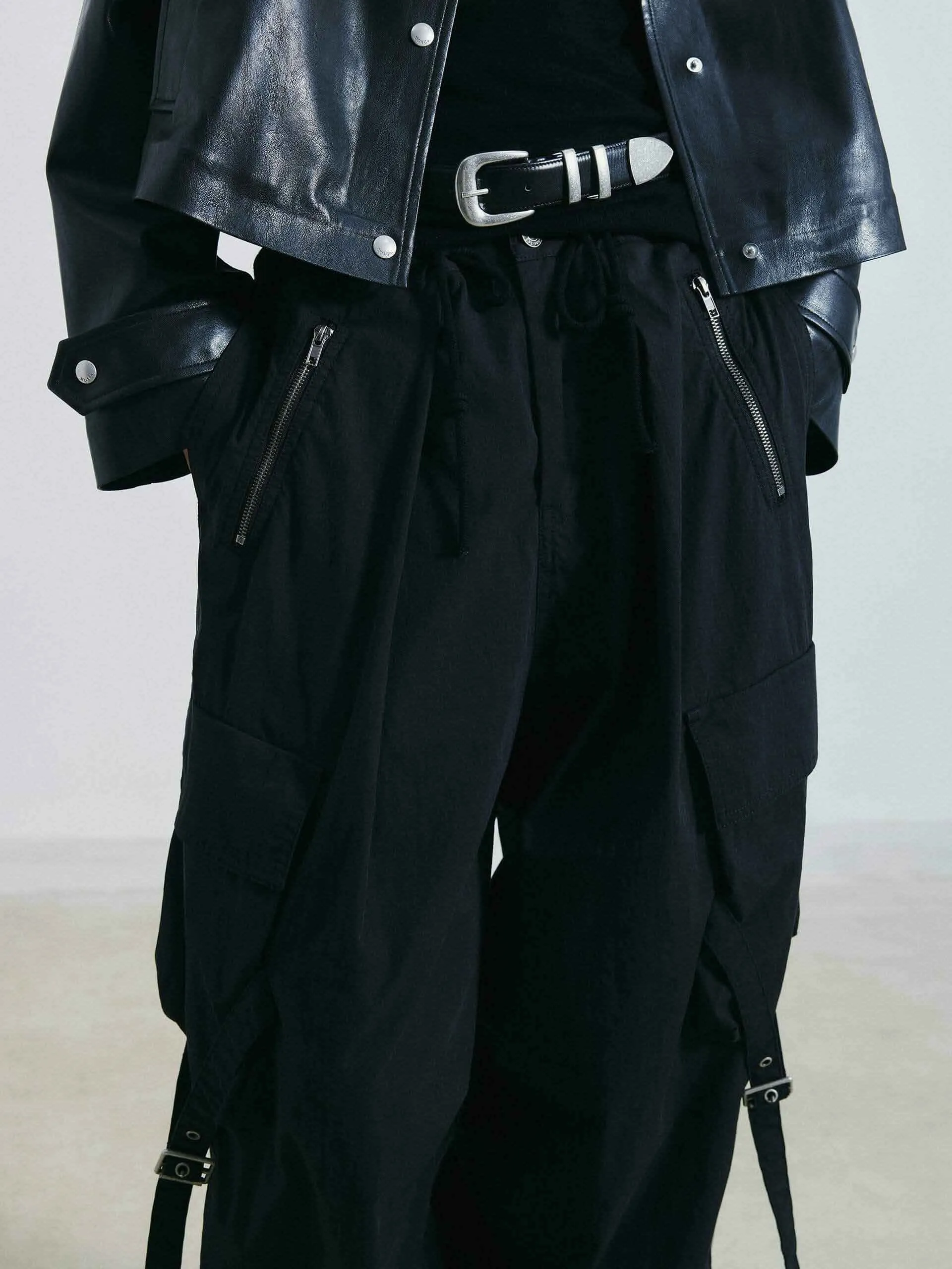 Wide Leg Cargo Pants