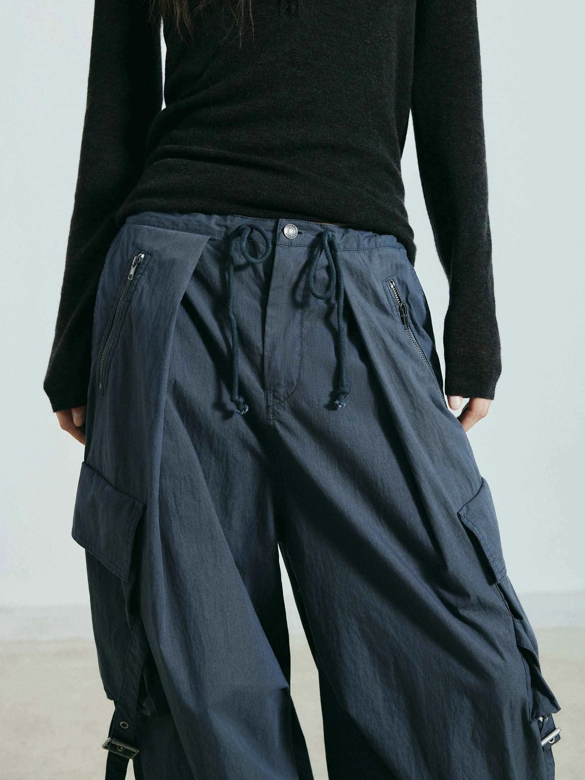 Wide Leg Cargo Pants