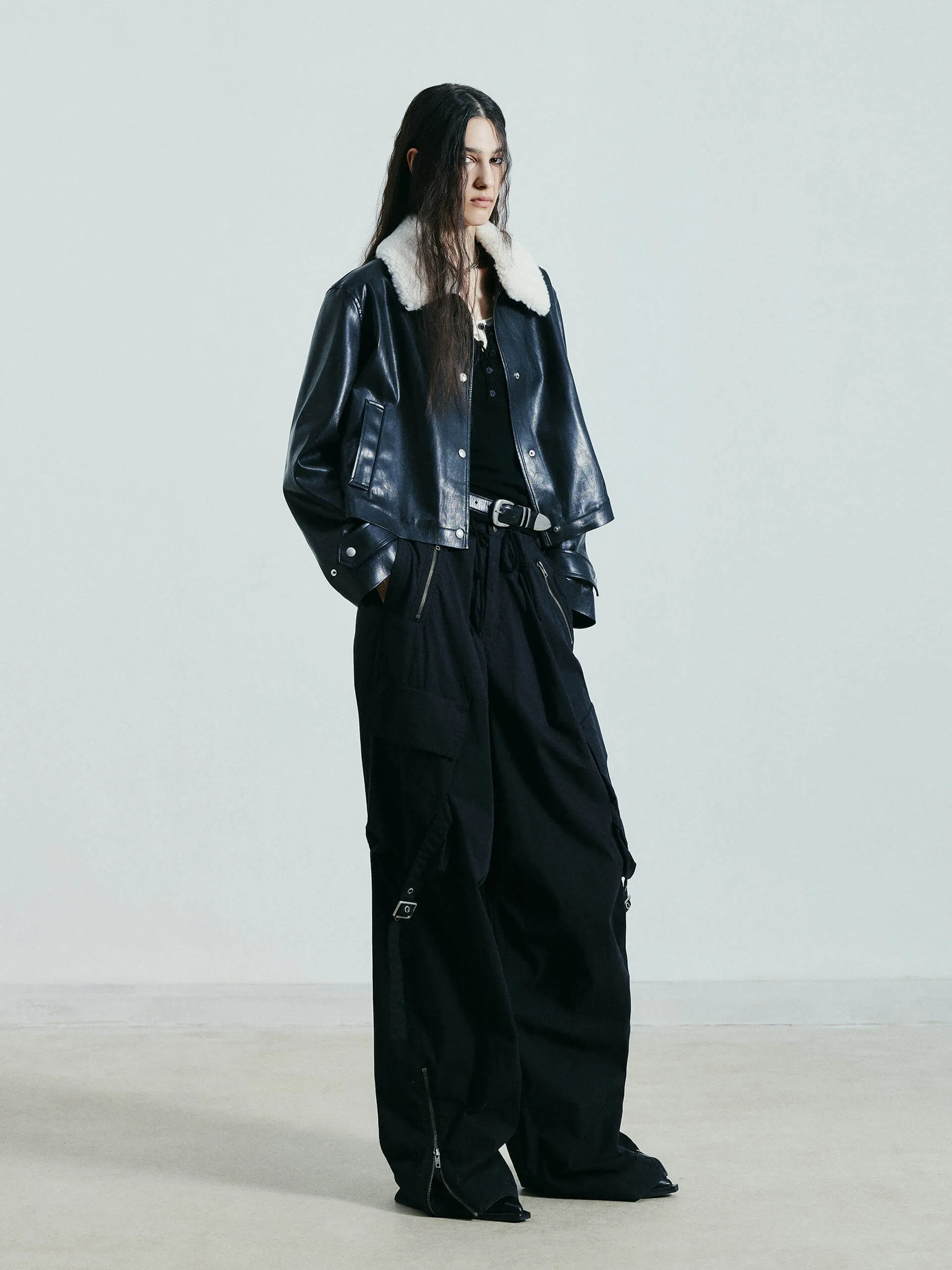 Wide Leg Cargo Pants