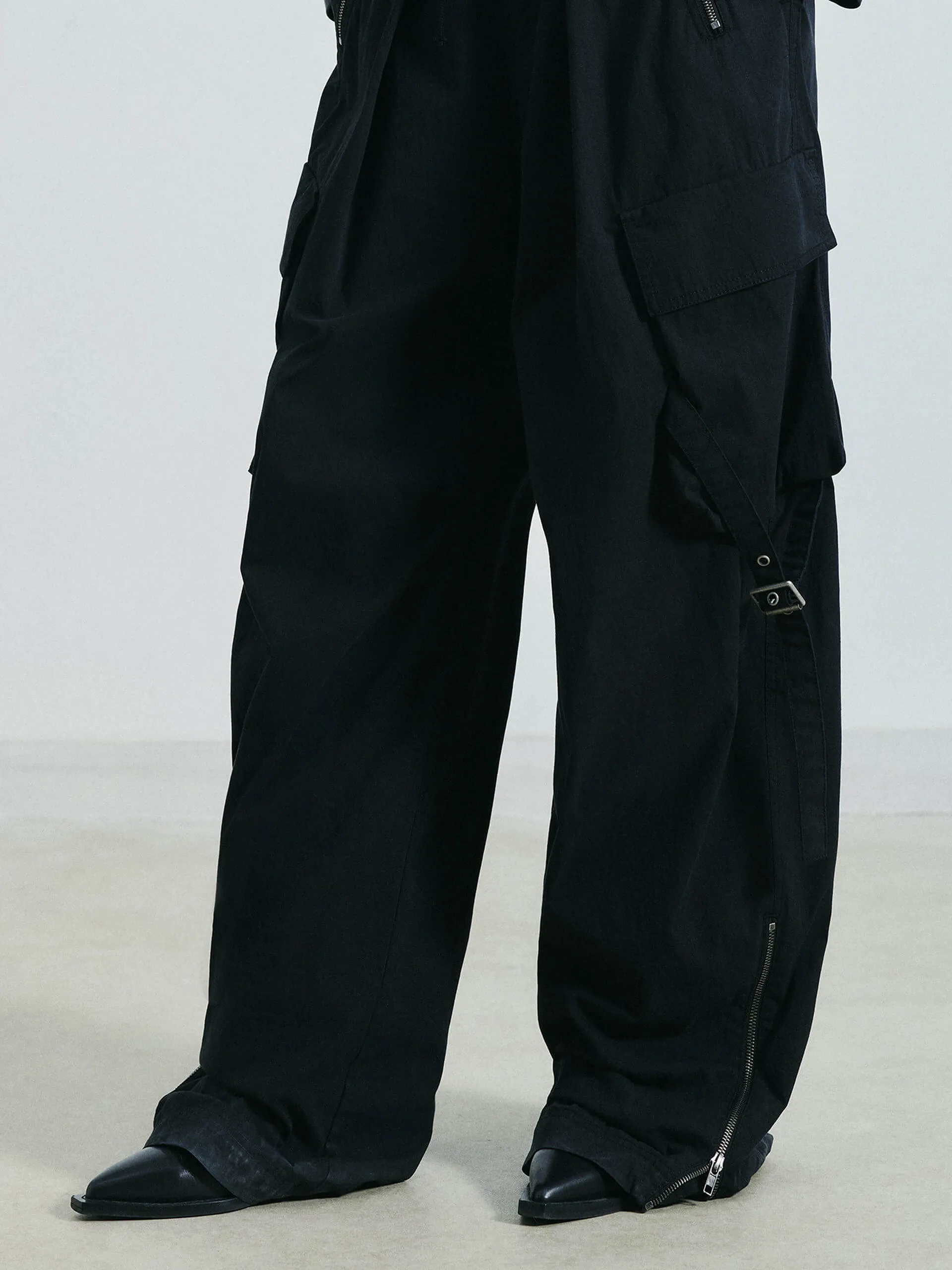 Wide Leg Cargo Pants