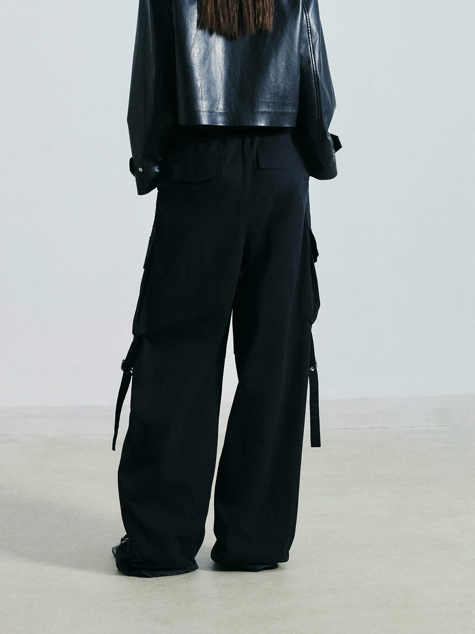 Wide Leg Cargo Pants