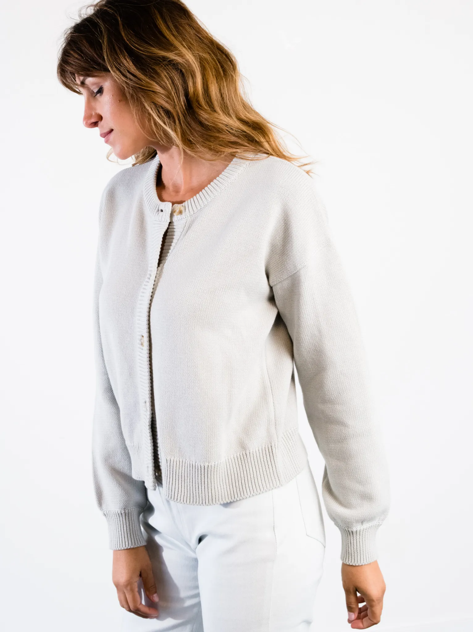 Willow Classic Cardigan - Chalk