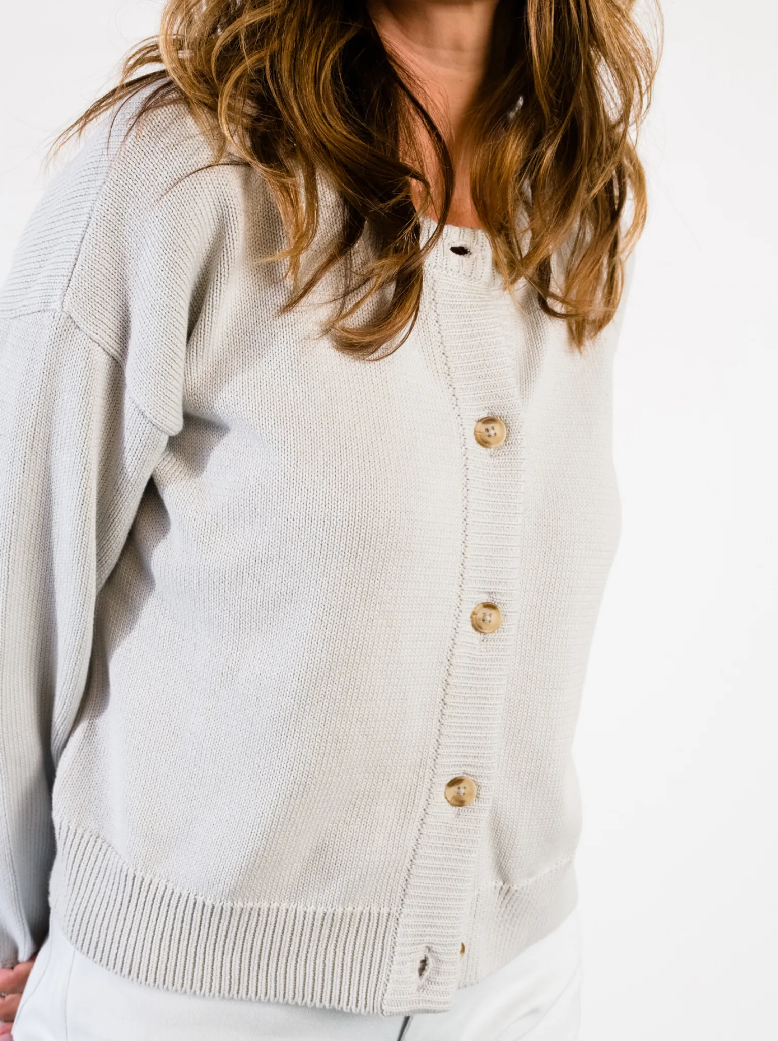 Willow Classic Cardigan - Chalk