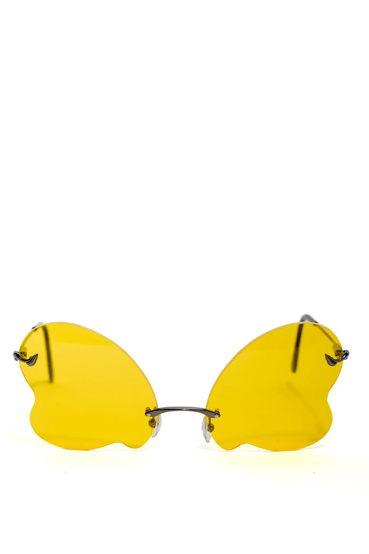YELLOW BUTTERFLY SUNGLASSES