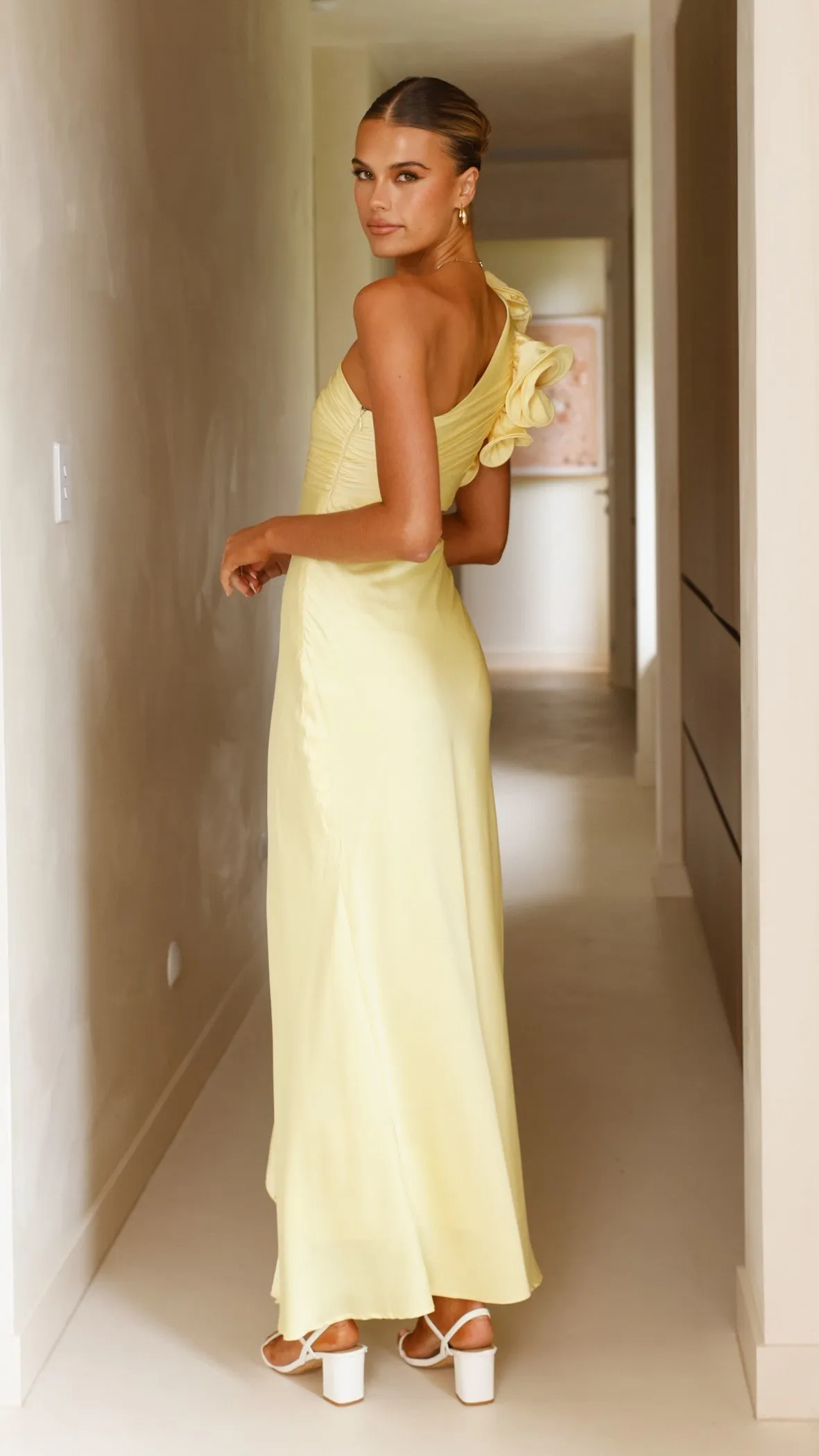 Zaida Maxi Dress - Yellow